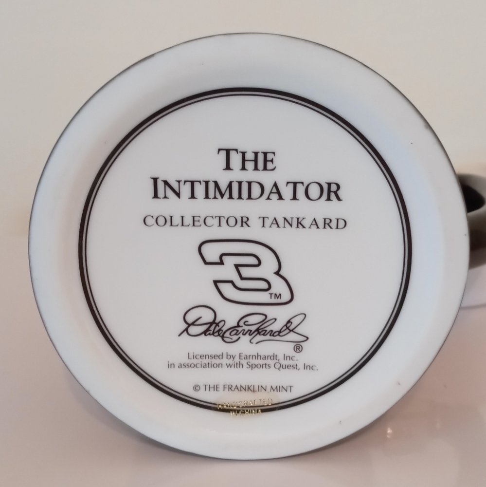 Dale Earnhardt Sr.. Collector Tankard, Stein The intimidator Franklin Mint - Picture 7 of 8